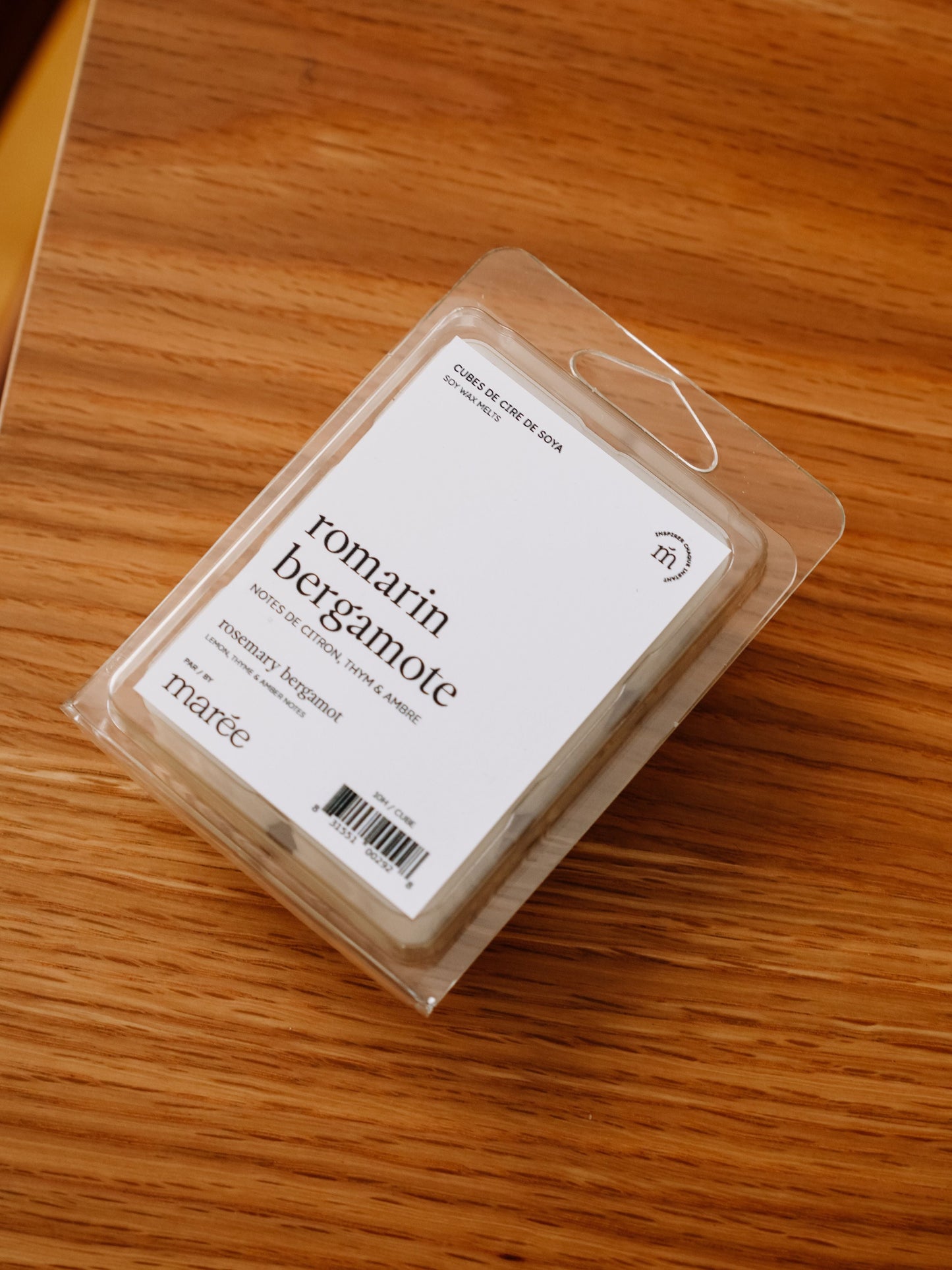 CUBES DE CIRE DE SOYA POUR DIFFUSEUR - Romarin bergamote Cubes pour le diffuseur Marée - Chandelles