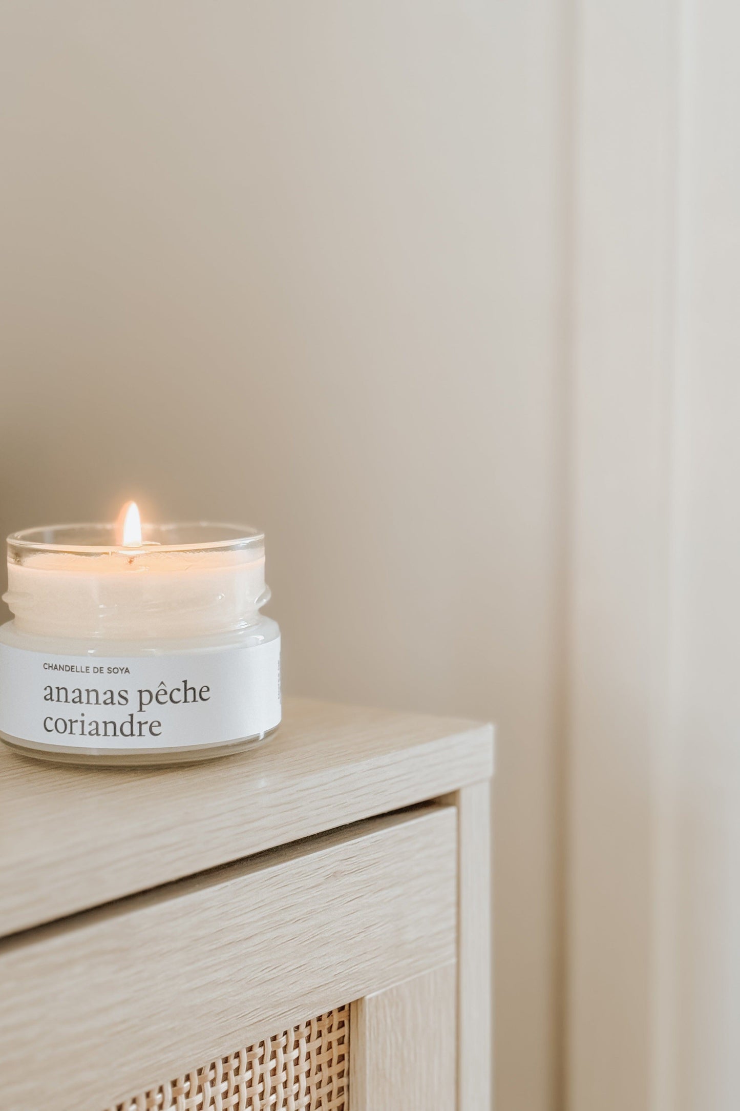 CHANDELLE DE SOYA - Ananas pêche coriandre
