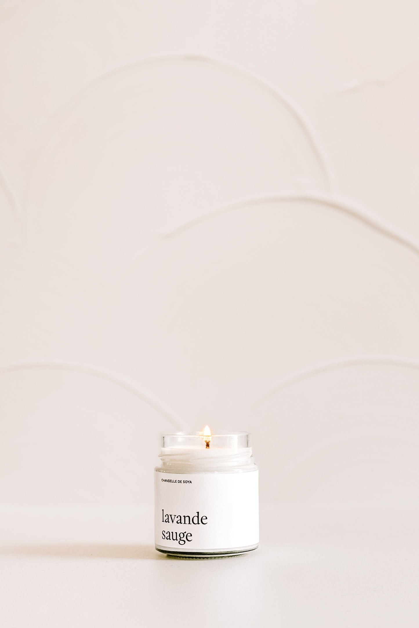 CHANDELLE DE SOYA - Lavande sauge Marée - Chandelles 212 ml