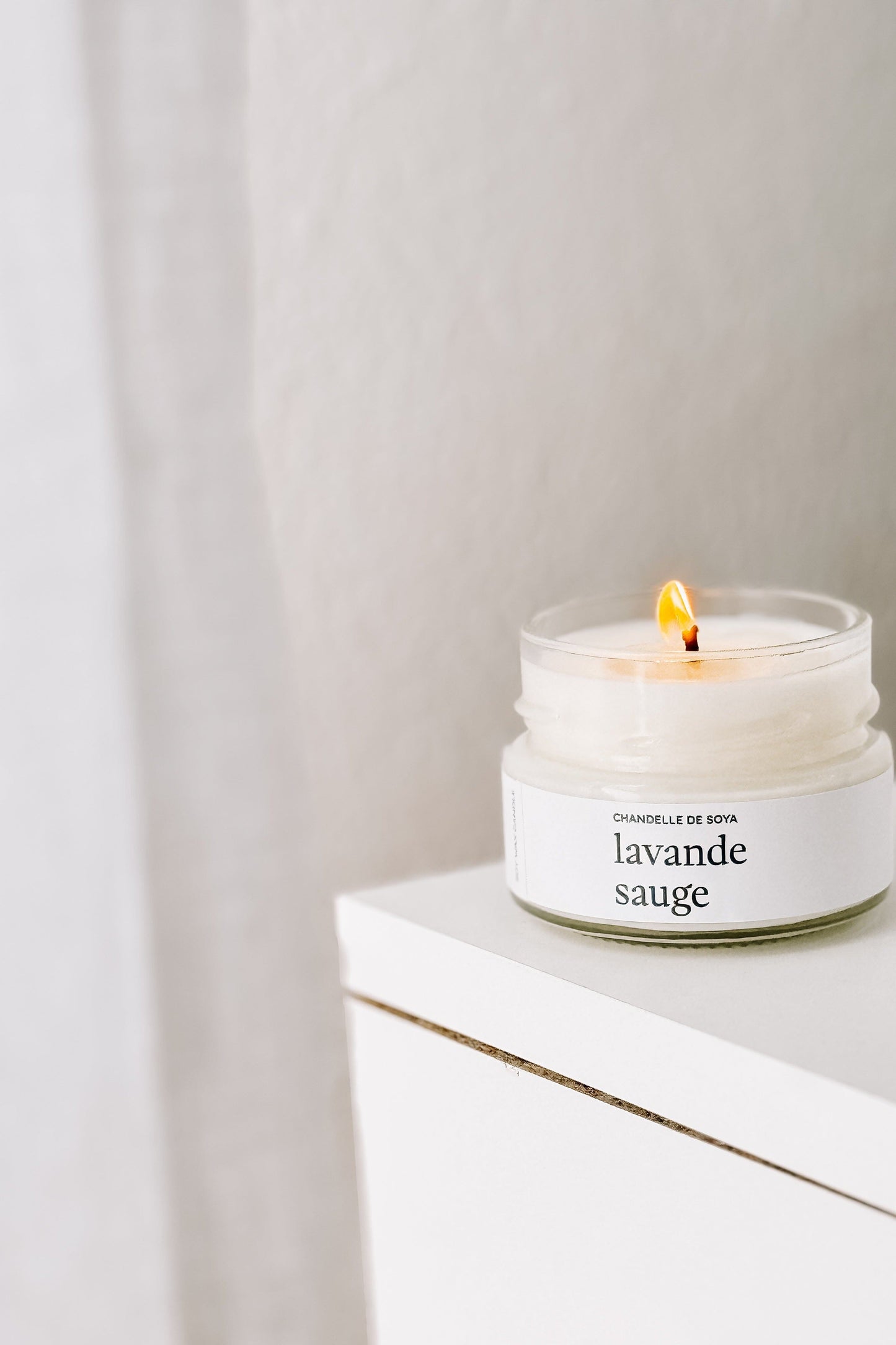 CHANDELLE DE SOYA - Lavande sauge Marée - Chandelles