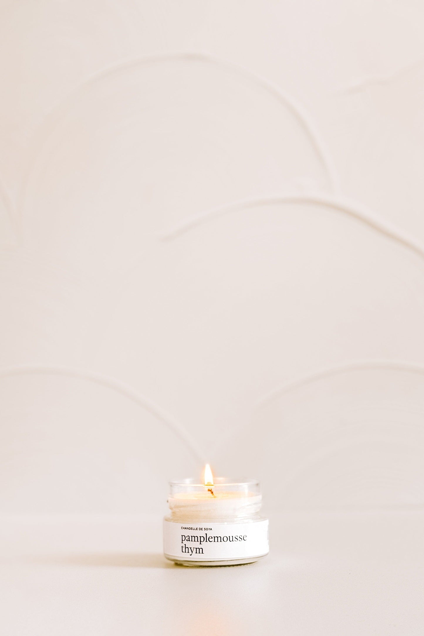 CHANDELLE DE SOYA - Pamplemousse thym Marée - Chandelles 106 ml