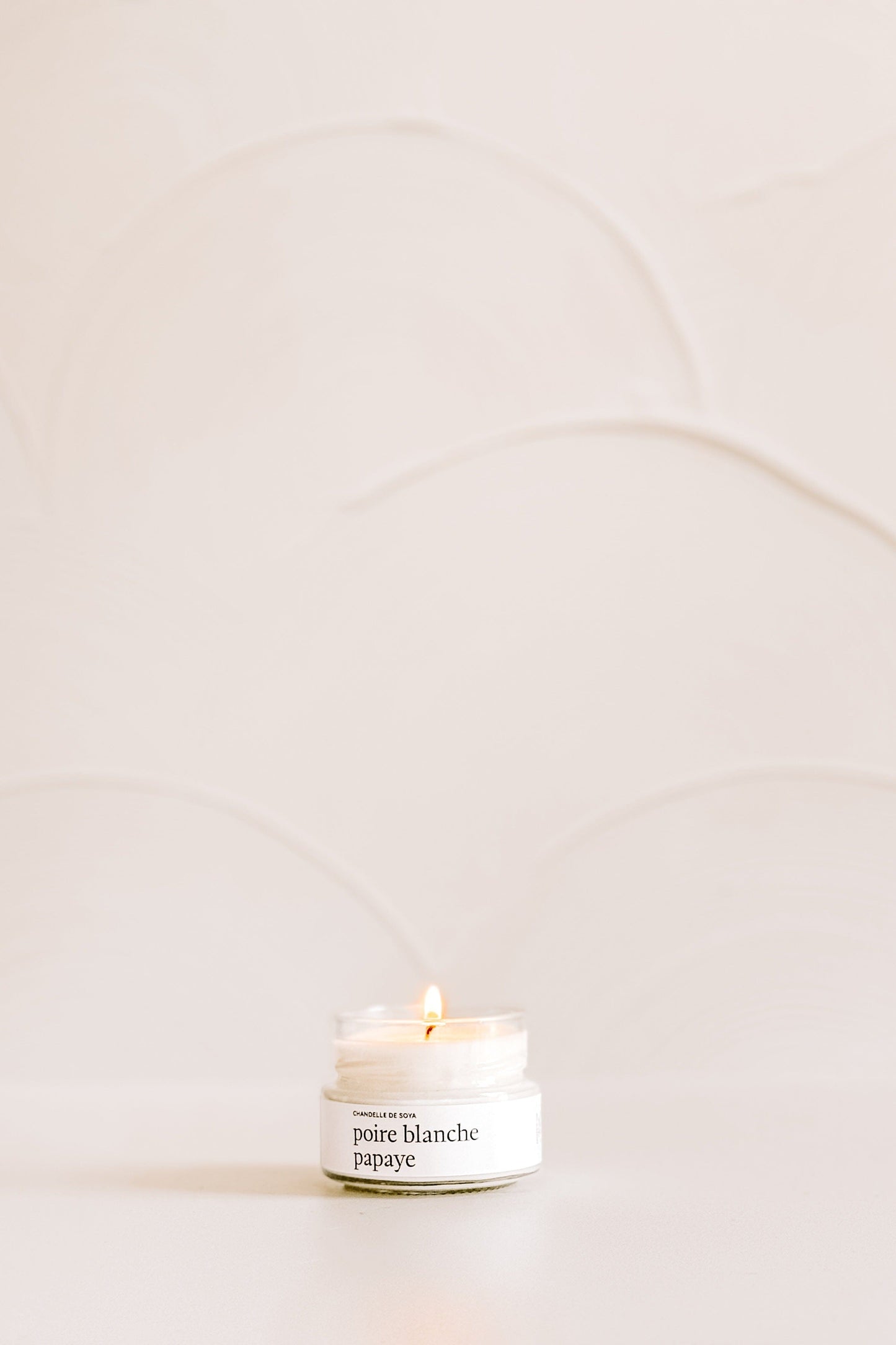 CHANDELLE DE SOYA - Poire blanche papaye Marée - Chandelles 106 ml