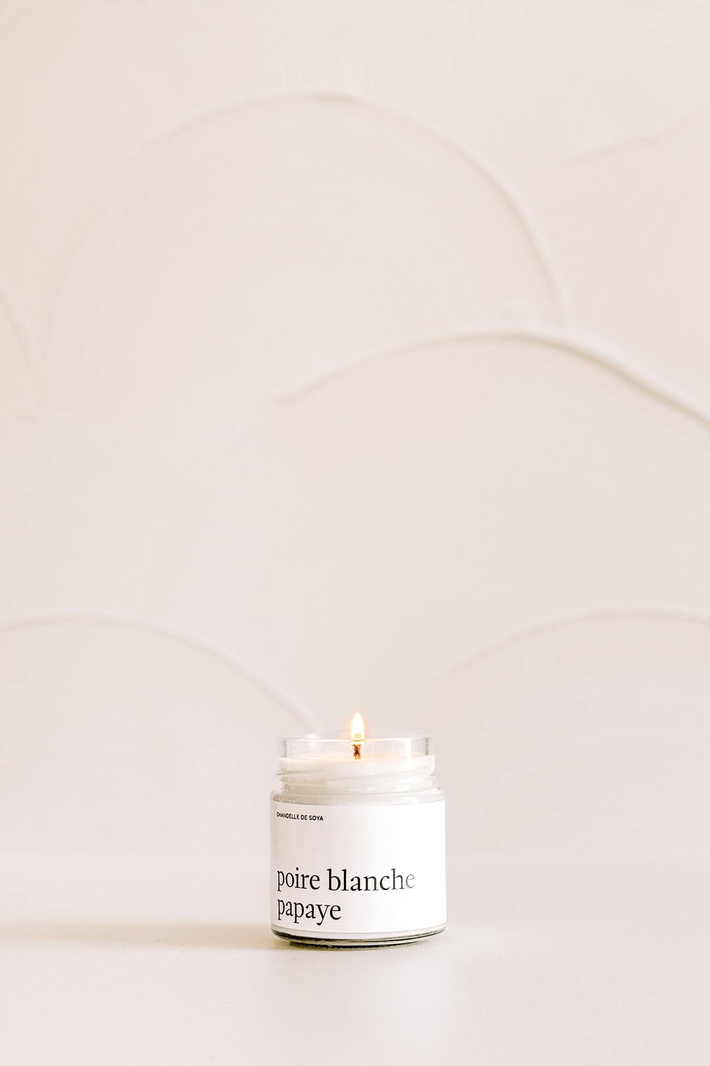 CHANDELLE DE SOYA - Poire blanche papaye Marée - Chandelles 212 ml