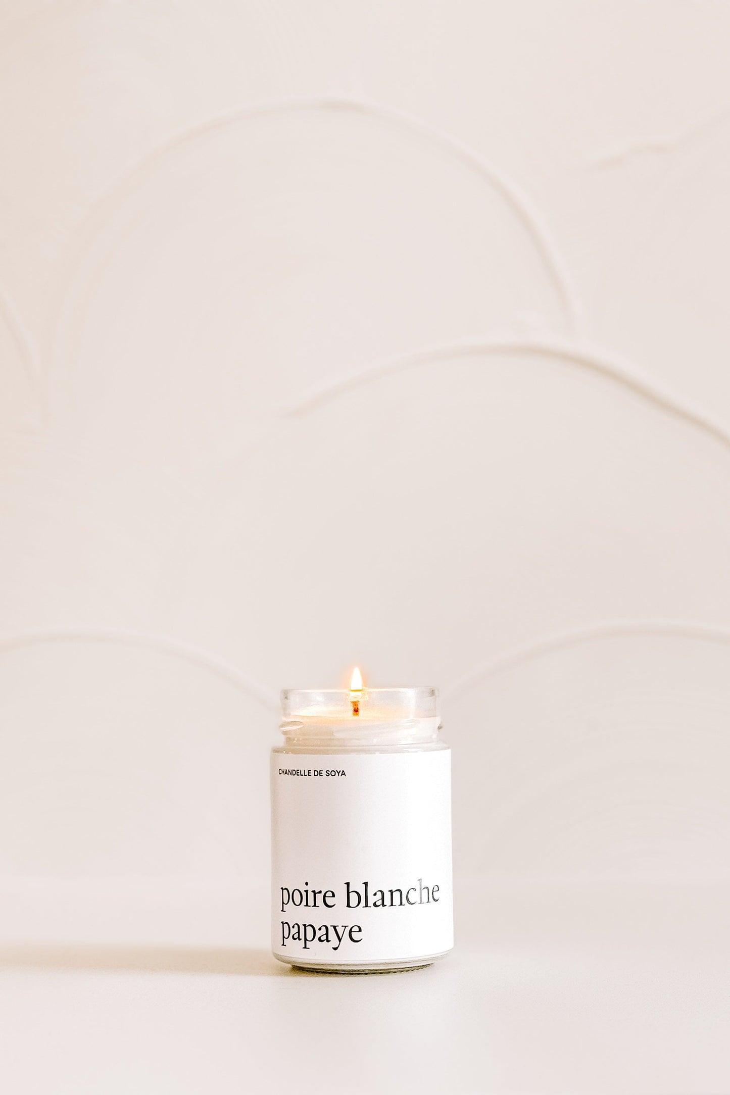 CHANDELLE DE SOYA - Poire blanche papaye Marée - Chandelles 314 ml