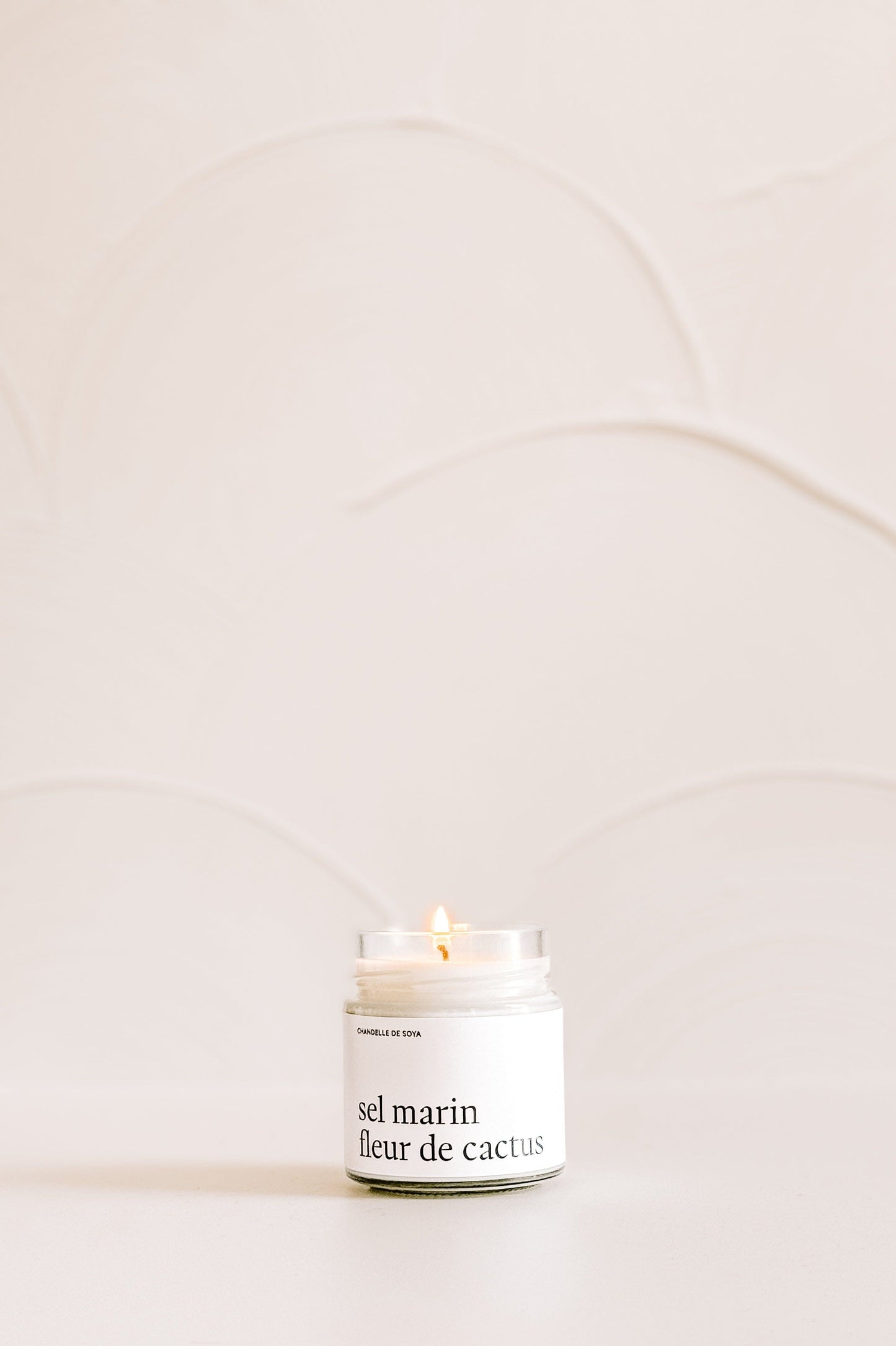 CHANDELLE DE SOYA - Sel marin fleur de cactus