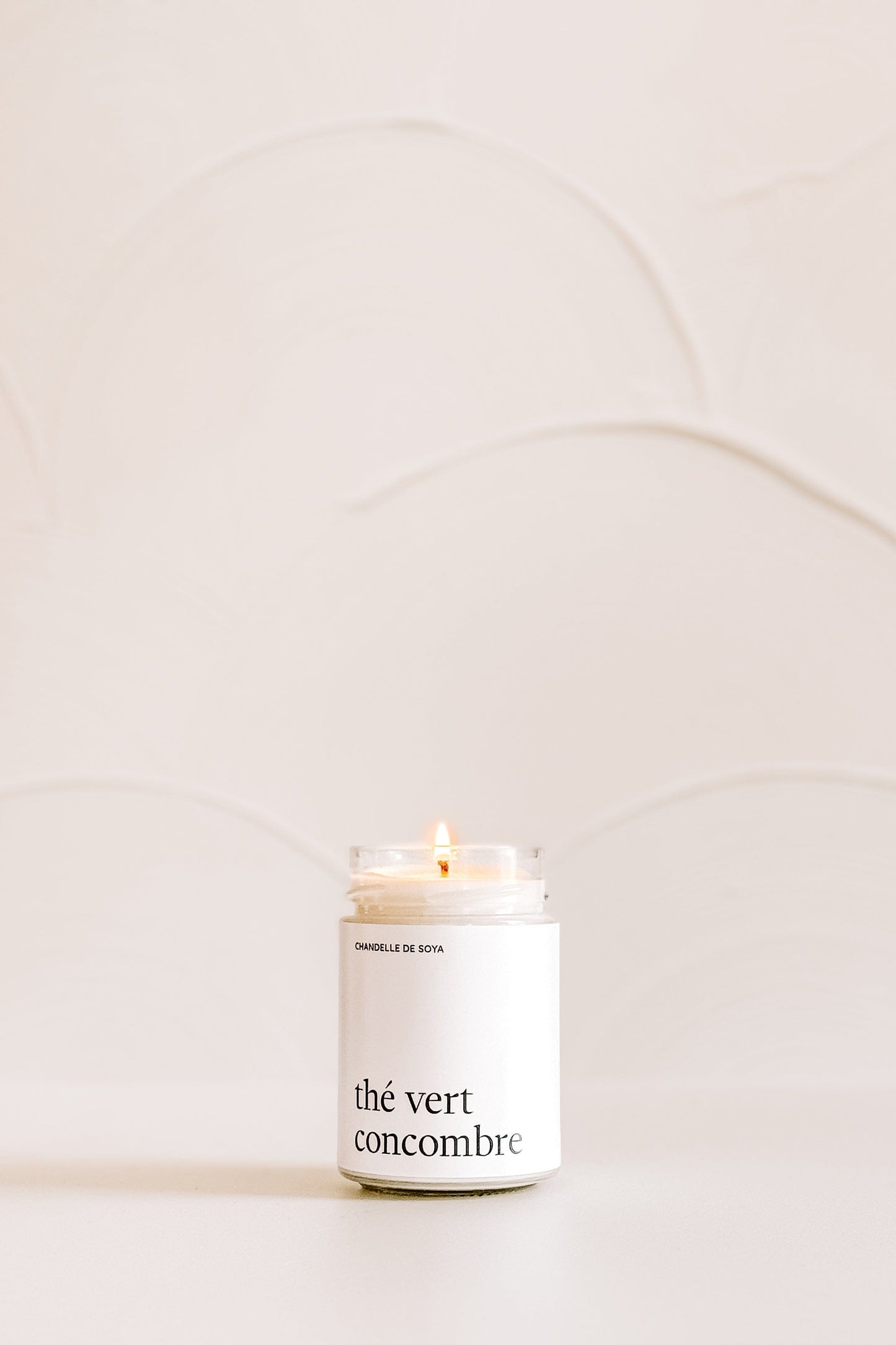 CHANDELLE DE SOYA - Thé vert concombre Marée - Chandelles 314 ml