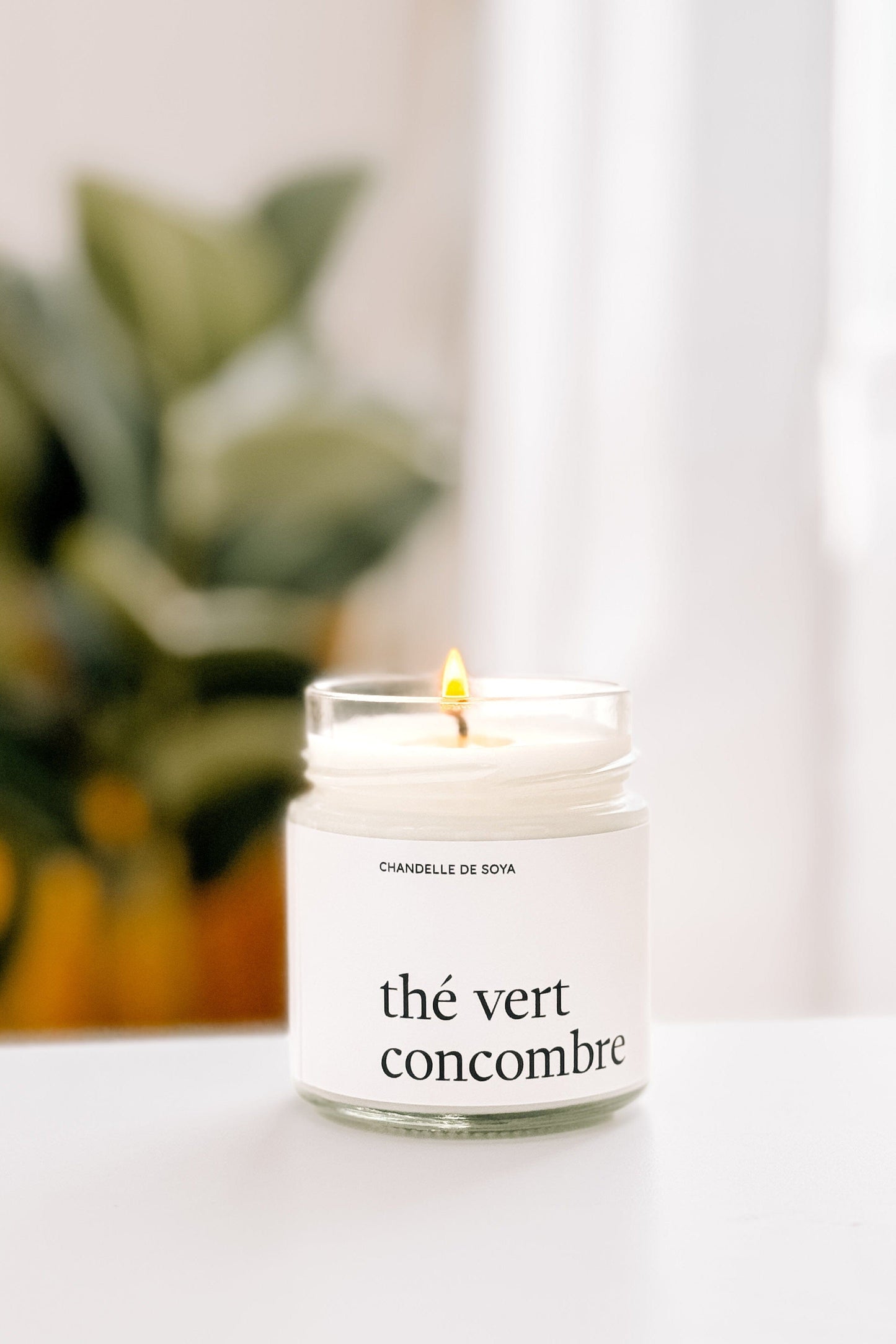 CHANDELLE DE SOYA - Thé vert concombre Marée - Chandelles