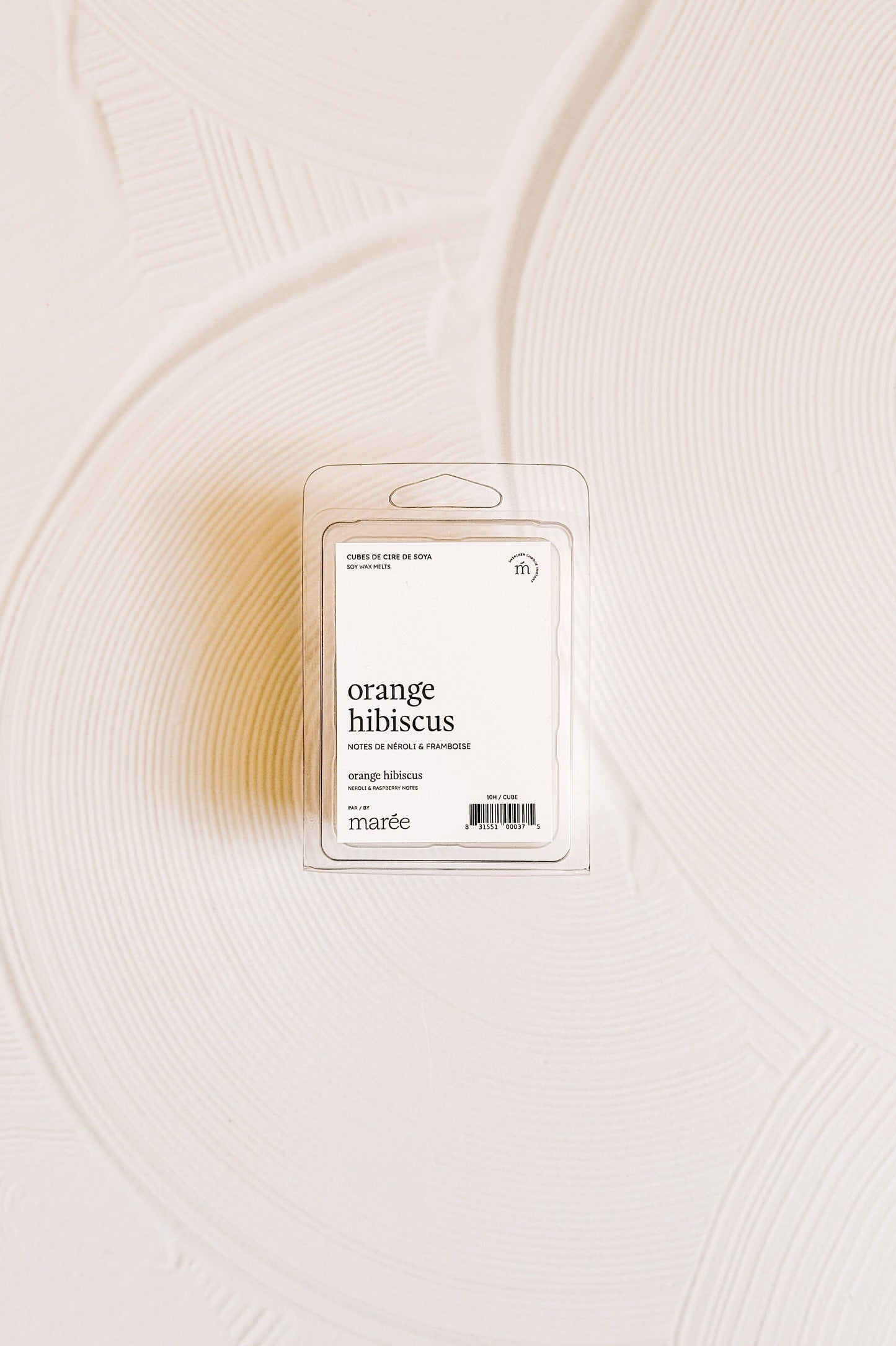 CUBES DE CIRE DE SOYA POUR DIFFUSEUR - Orange hibiscus