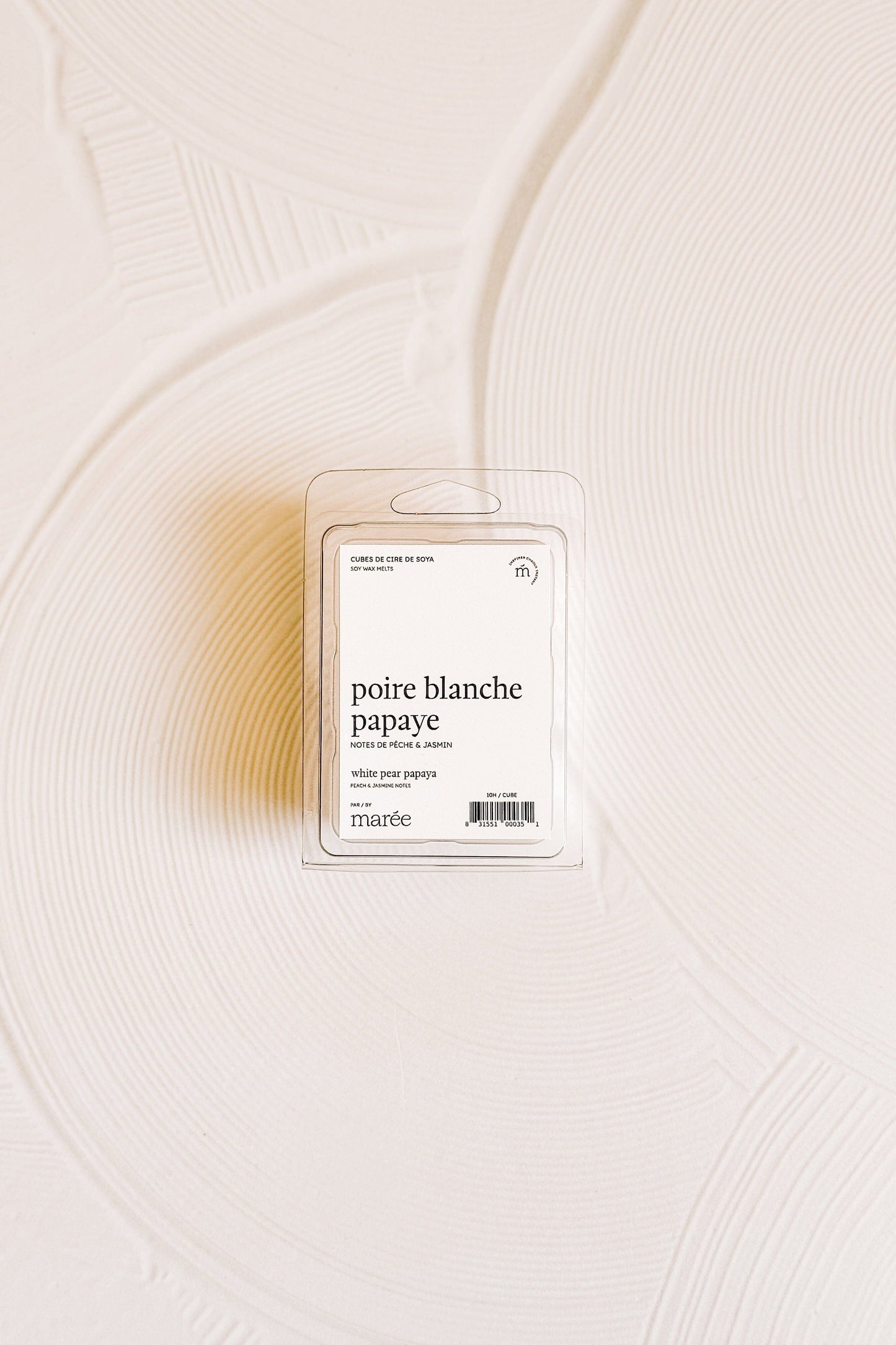 CUBES DE CIRE DE SOYA POUR DIFFUSEUR - Poire blanche papaye Marée - Chandelles