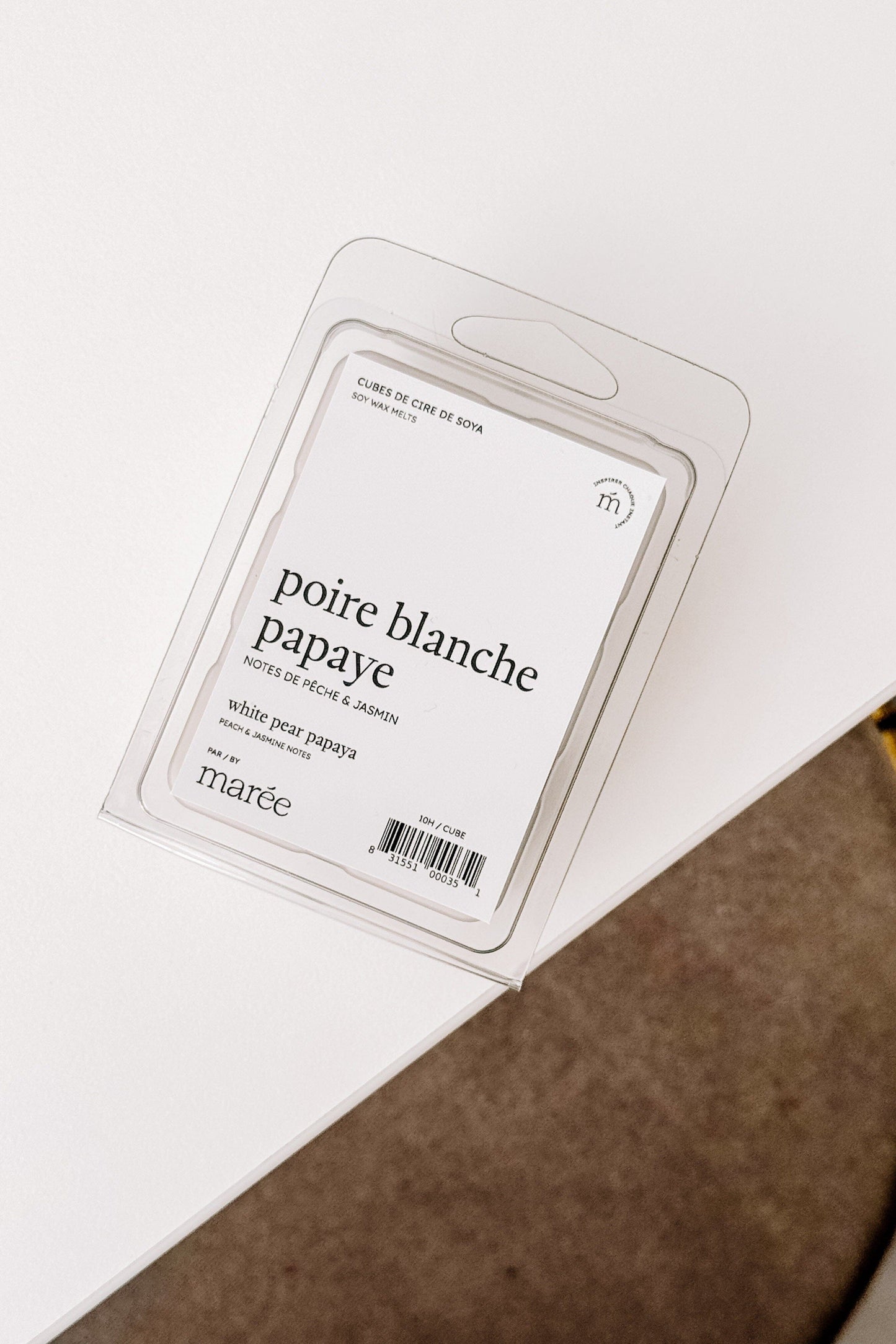 CUBES DE CIRE DE SOYA POUR DIFFUSEUR - Poire blanche papaye Marée - Chandelles