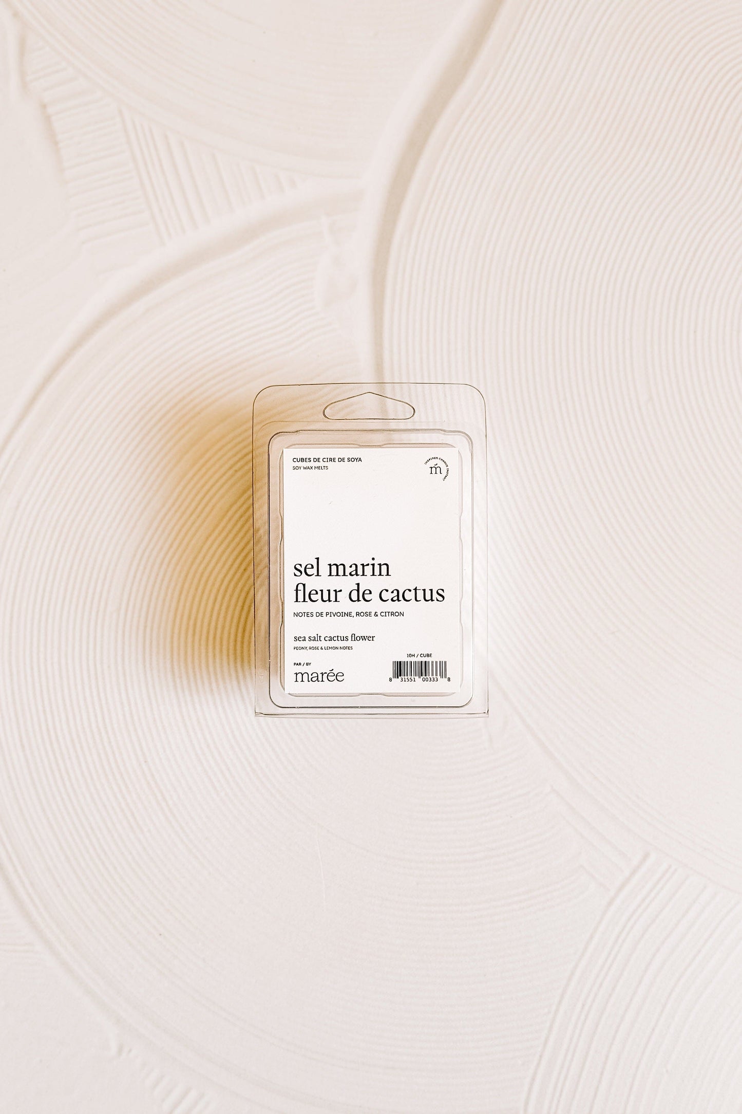 CUBES DE CIRE DE SOYA POUR DIFFUSEUR - Sel marin fleur de cactus