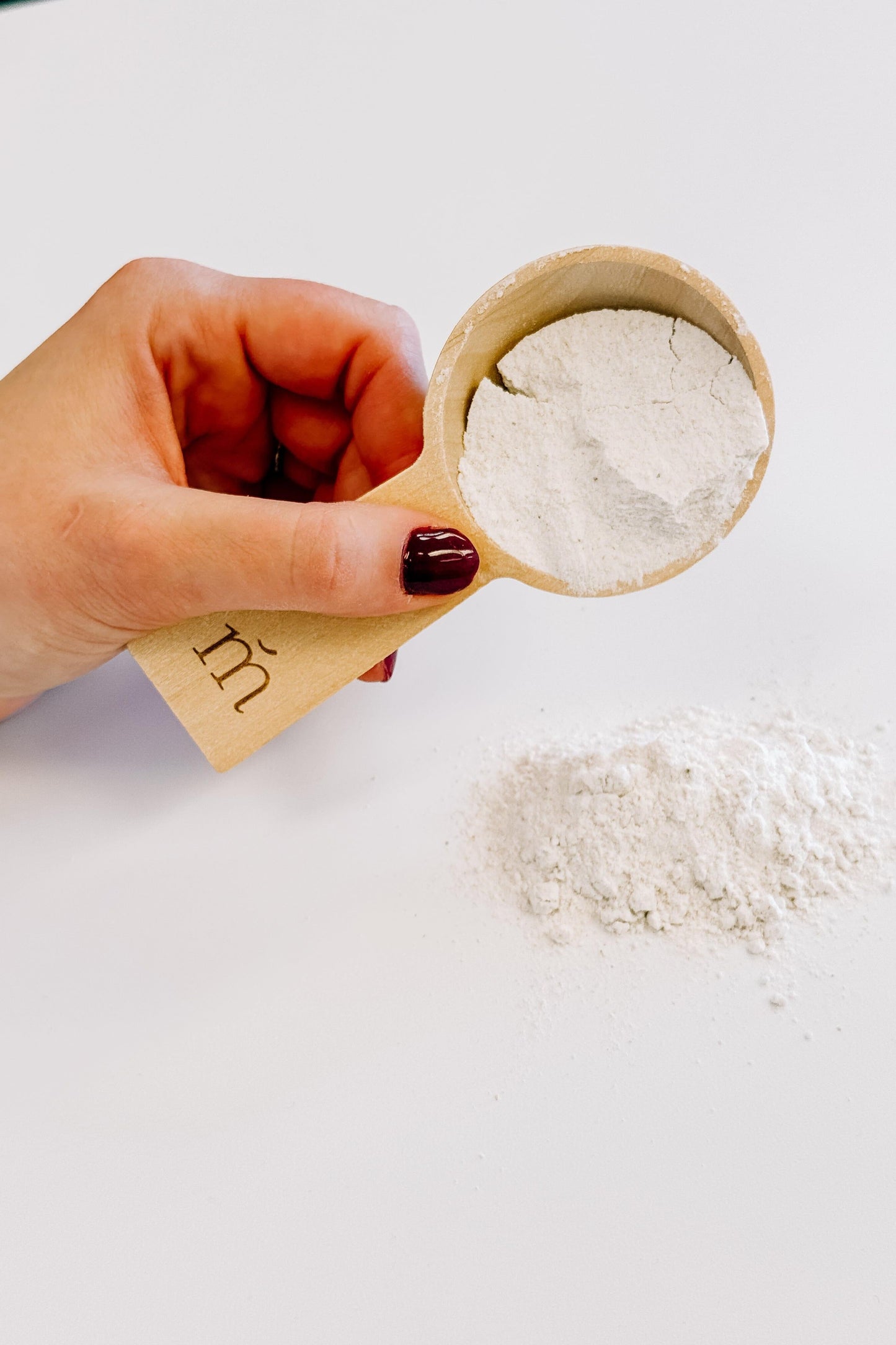 Cuillère en bois pour bain moussant Marée - Chandelles