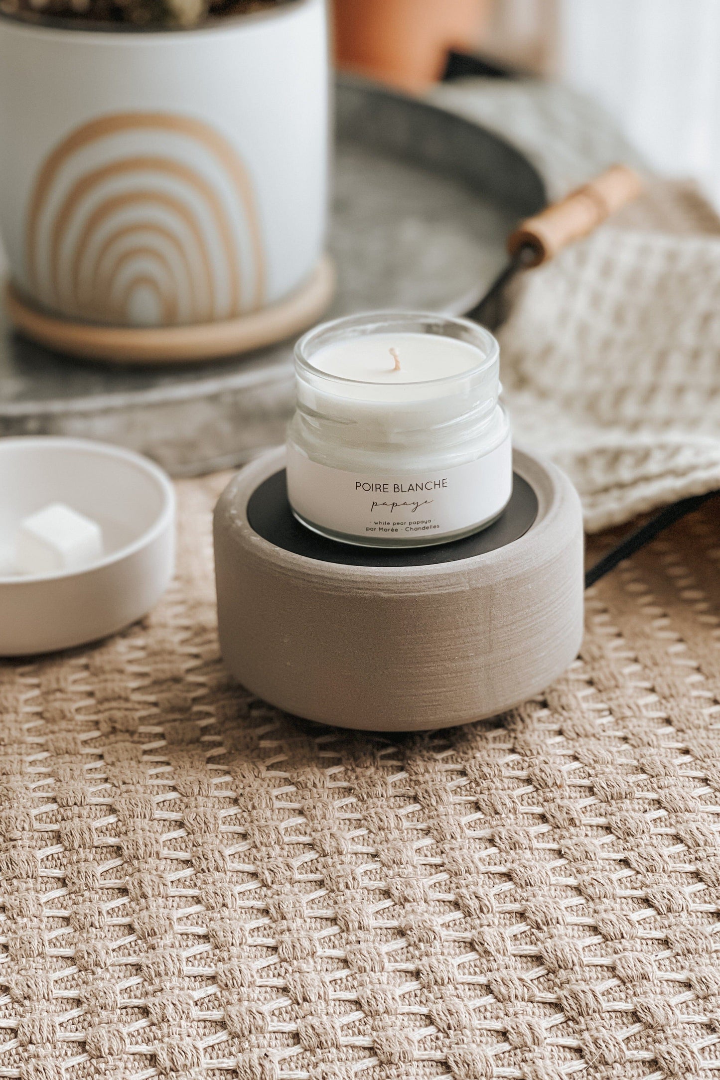 Diffuseur pour pastilles de cire - 2 en 1 Marée - Chandelles
