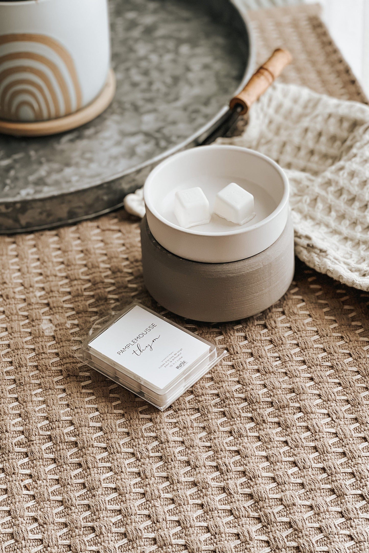 Diffuseur pour pastilles de cire - 2 en 1 Marée - Chandelles