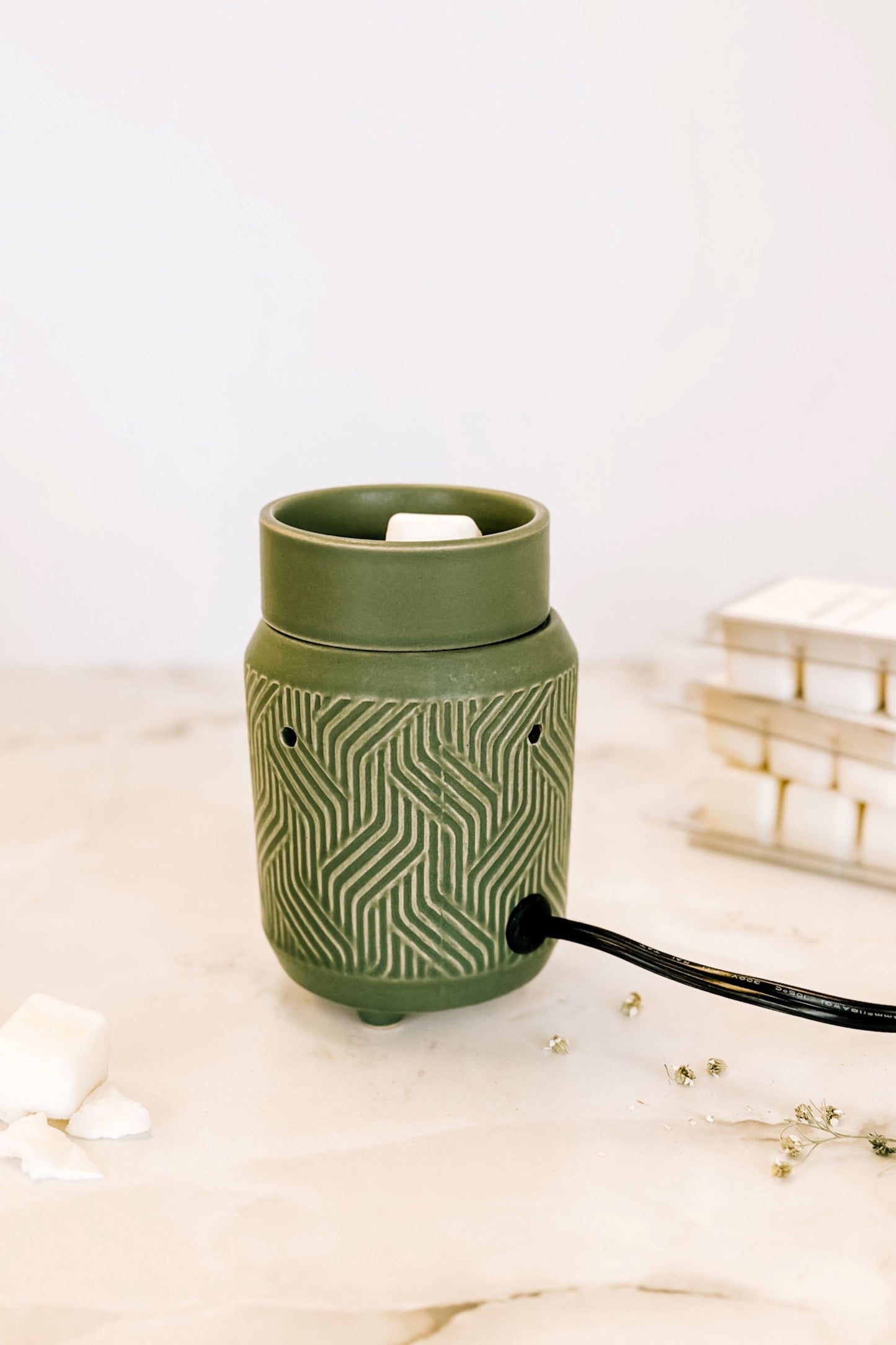 Diffuseur pour pastilles de cire - format moyen - Jade Candle warmer