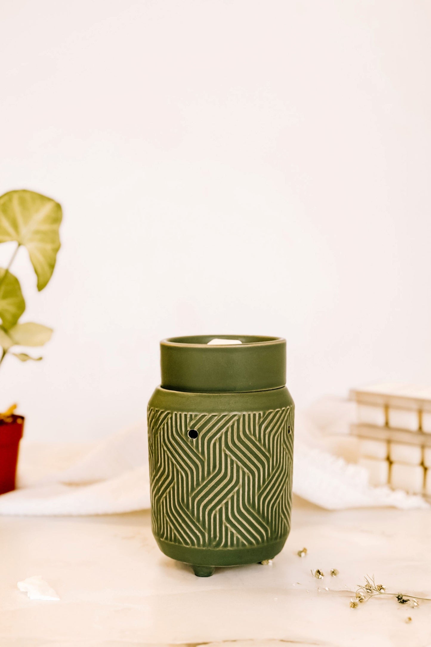 Diffuseur pour pastilles de cire - format moyen - Jade Candle warmer