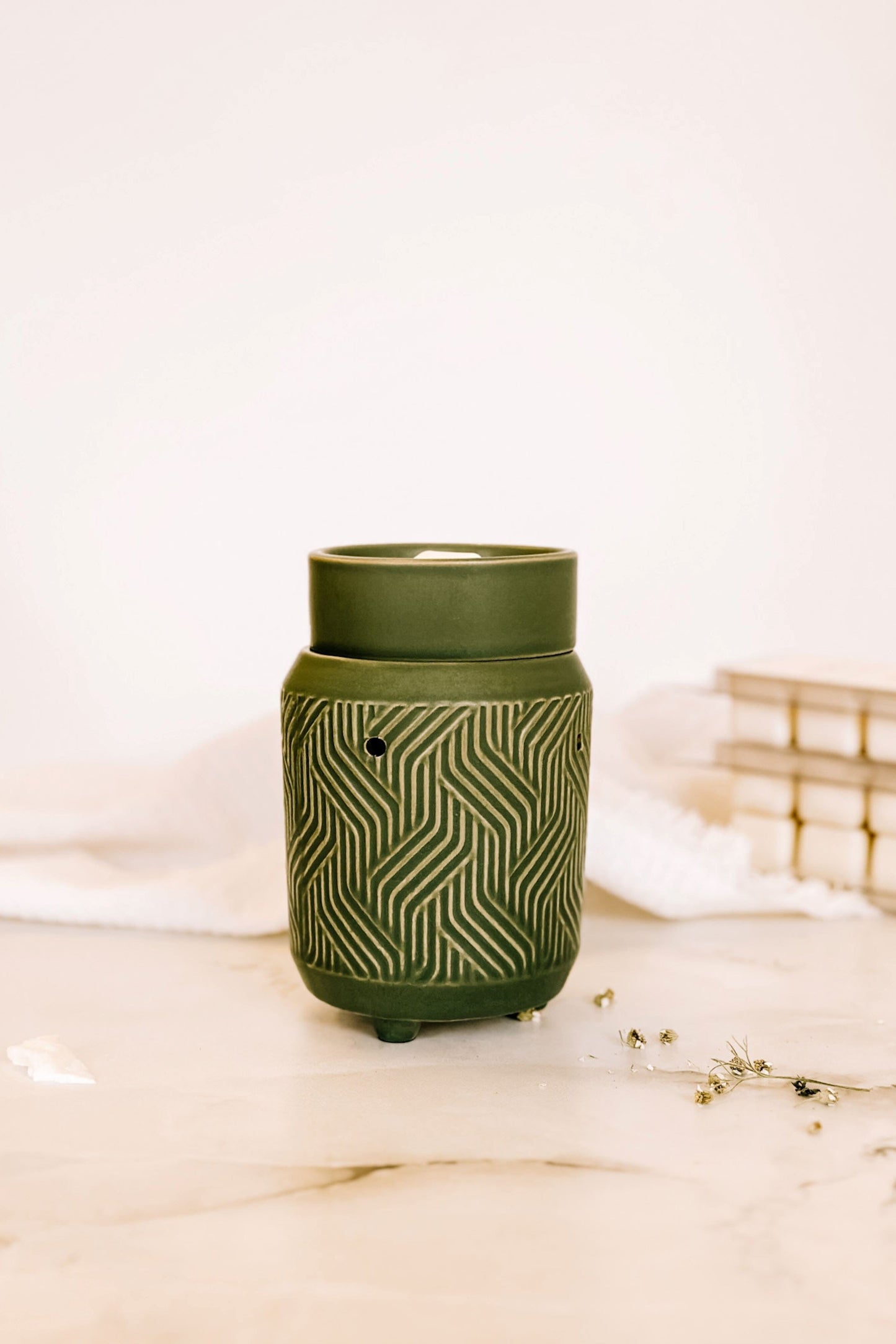 Diffuseur pour pastilles de cire - format moyen - Jade Candle warmer