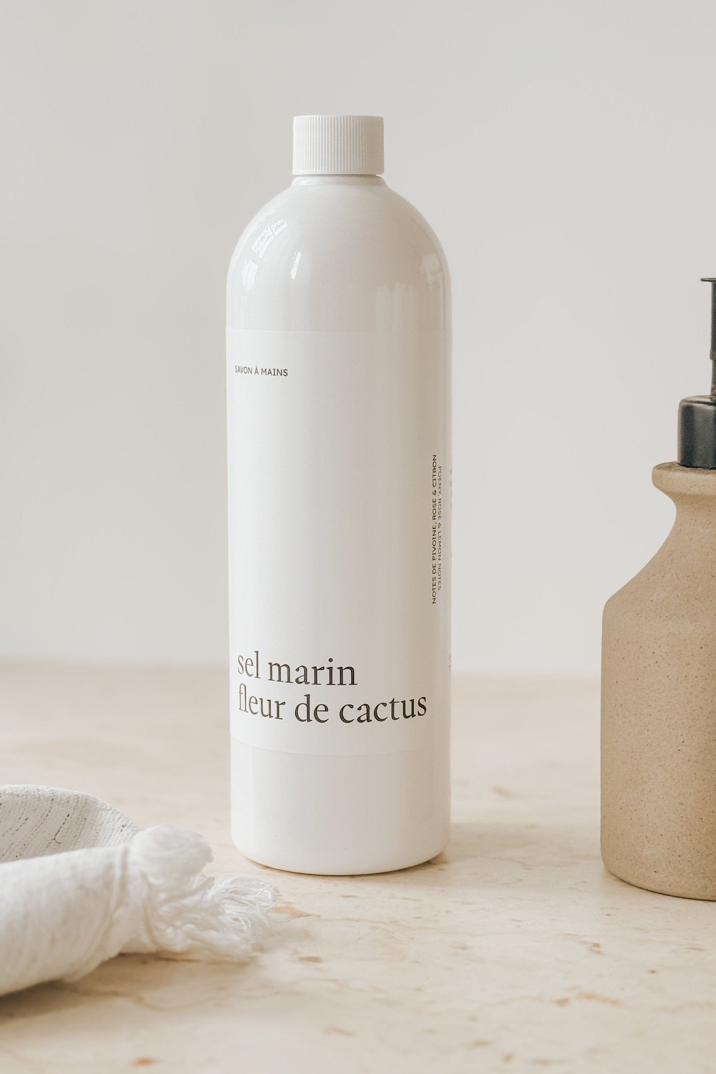 SAVON À MAINS - Format recharge - Sel marin fleur de cactus