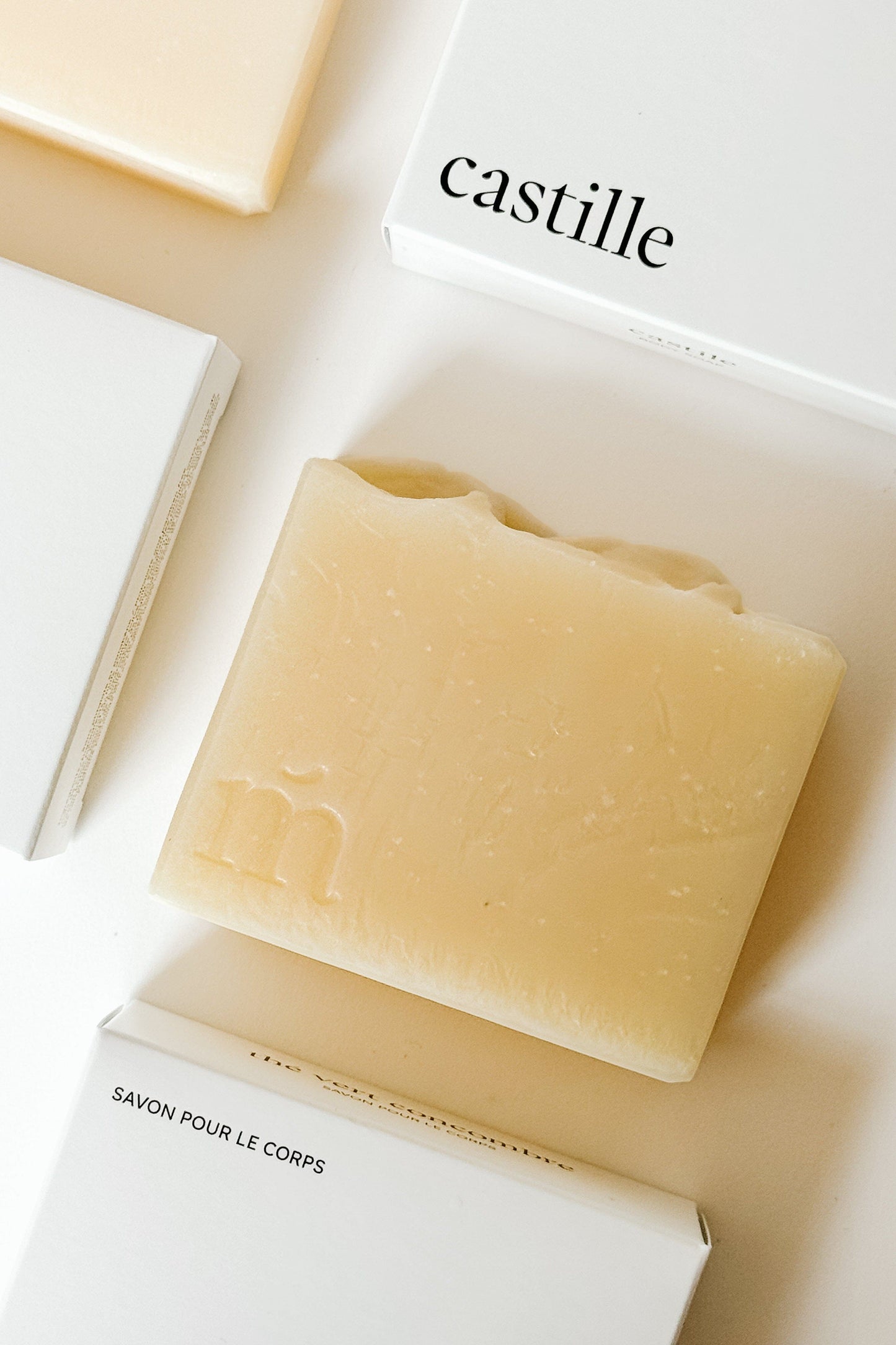 SAVON POUR LE CORPS - Castille - Peaux sensibles Savons Marée - Chandelles