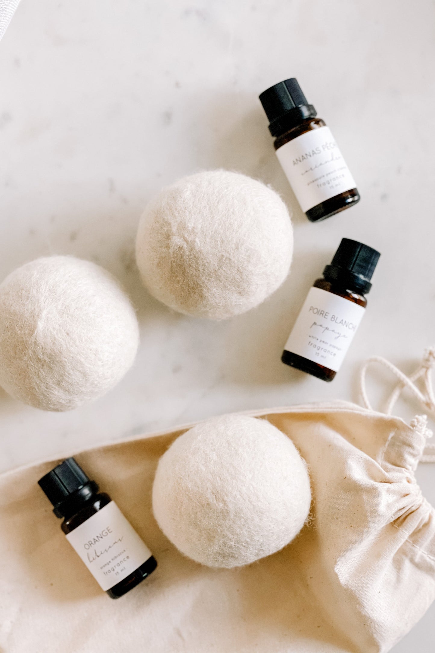 SAC DE COTON POUR LES BALLES DE SÉCHAGE