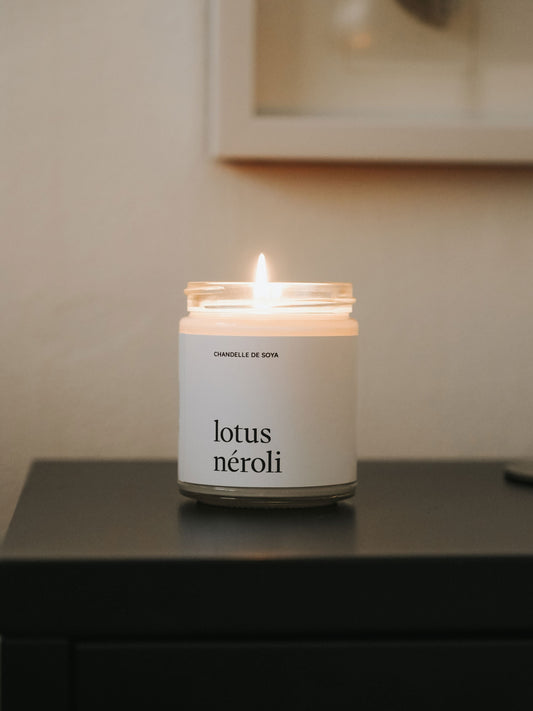 CHANDELLE DE SOYA - Lotus néroli Chandelles de soya Marée - Chandelles 