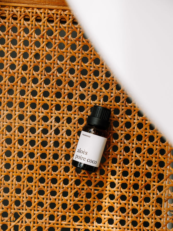 FRAGRANCE POUR BALLE DE SÉCHAGE - Aloès poire coco Lessive Marée - Chandelles 