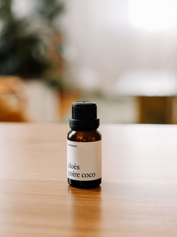 FRAGRANCE POUR BALLE DE SÉCHAGE - Aloès poire coco Lessive Marée - Chandelles 