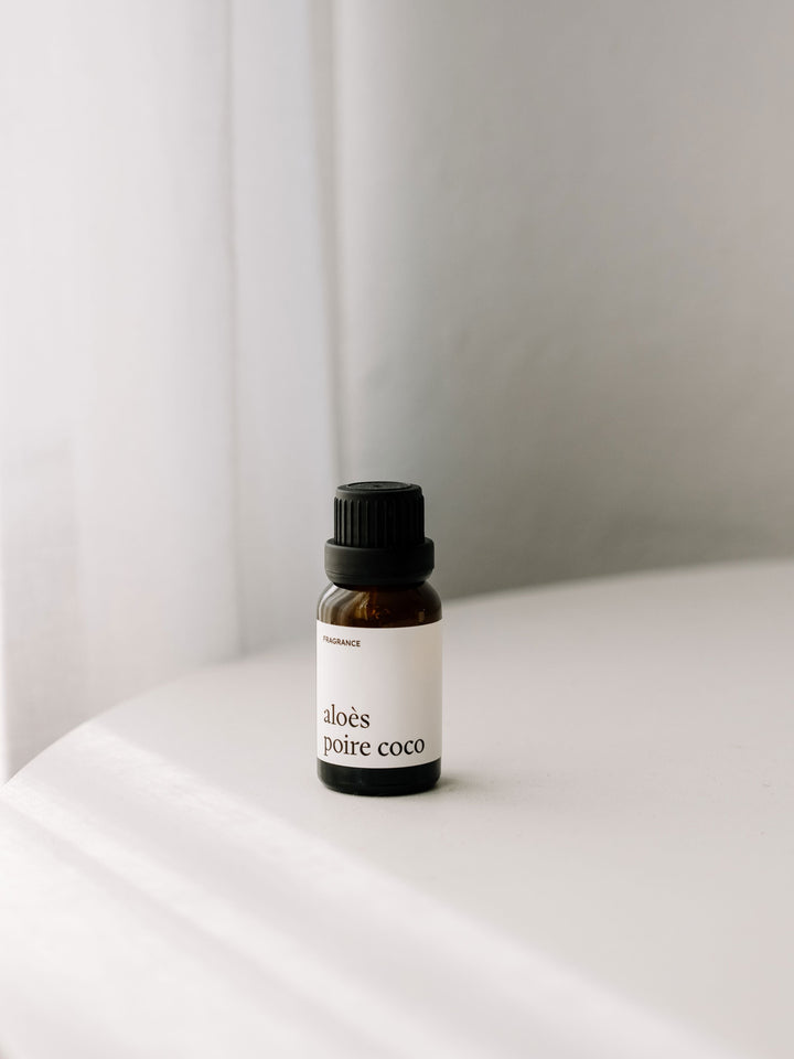 FRAGRANCE POUR BALLE DE SÉCHAGE - Aloès poire coco Lessive Marée - Chandelles 