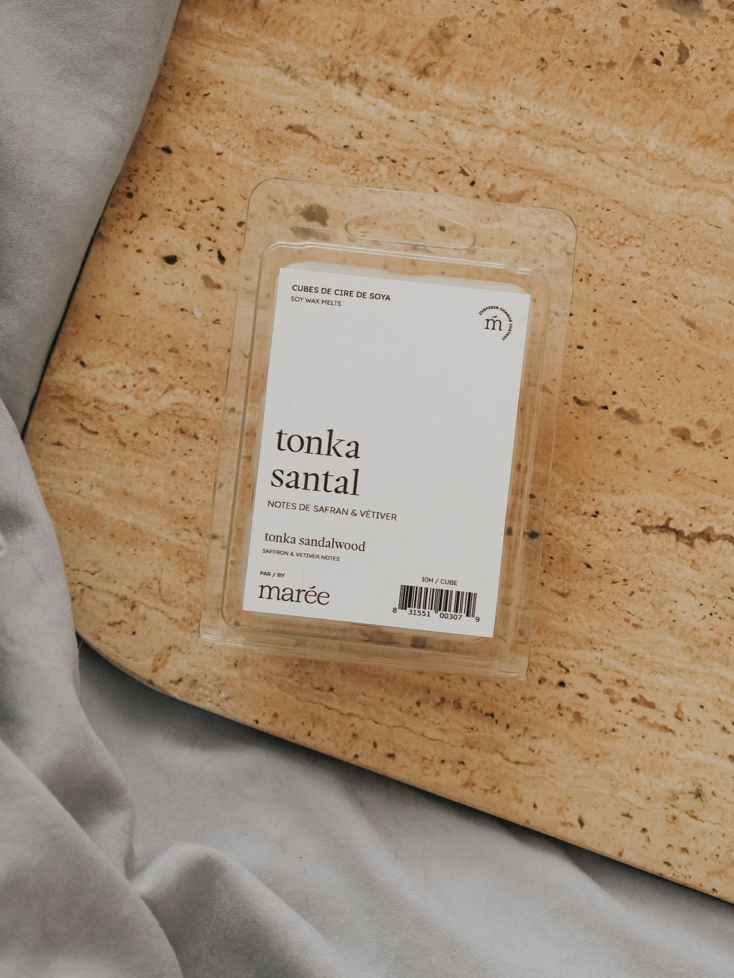 CUBES DE CIRE DE SOYA POUR DIFFUSEUR - Tonka santal Cubes pour le diffuseur Marée - Chandelles 