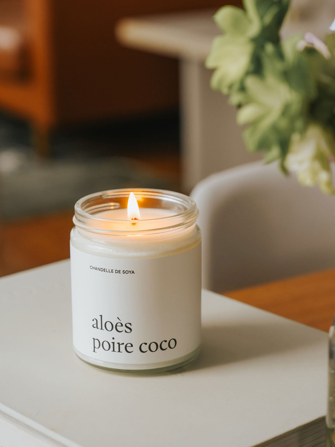 CHANDELLE DE SOYA - Aloès poire coco Chandelles de soya Marée - Chandelles 