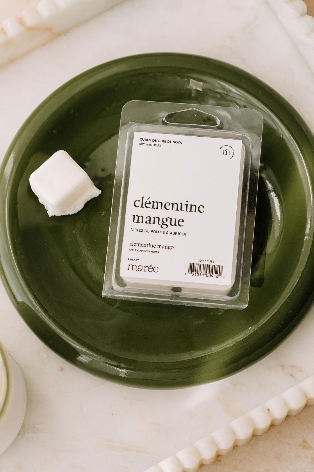 CUBES DE CIRE DE SOYA POUR DIFFUSEUR - Clémentine mangue