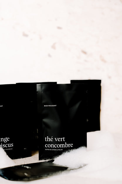 Bain moussant - Format individuel Marée - Chandelles 