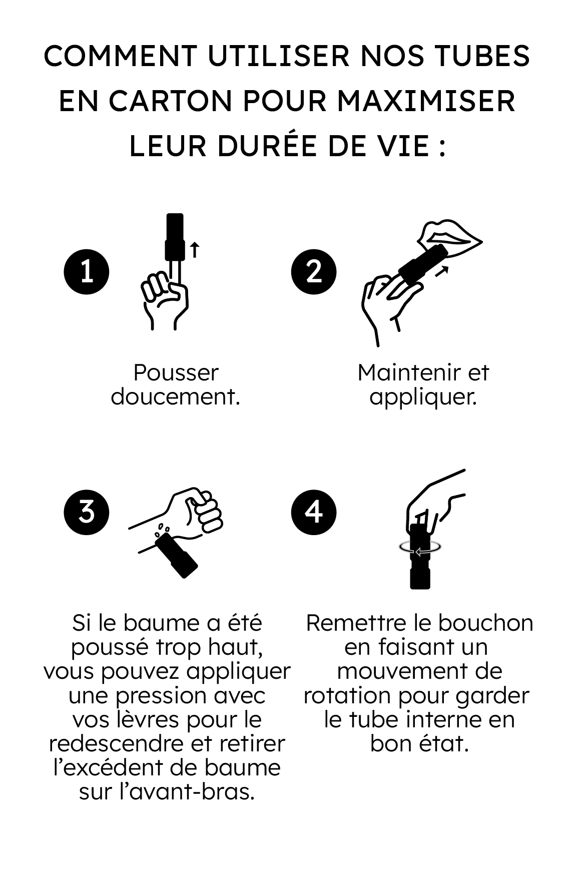 Baume à lèvres - Poire blanche papaye