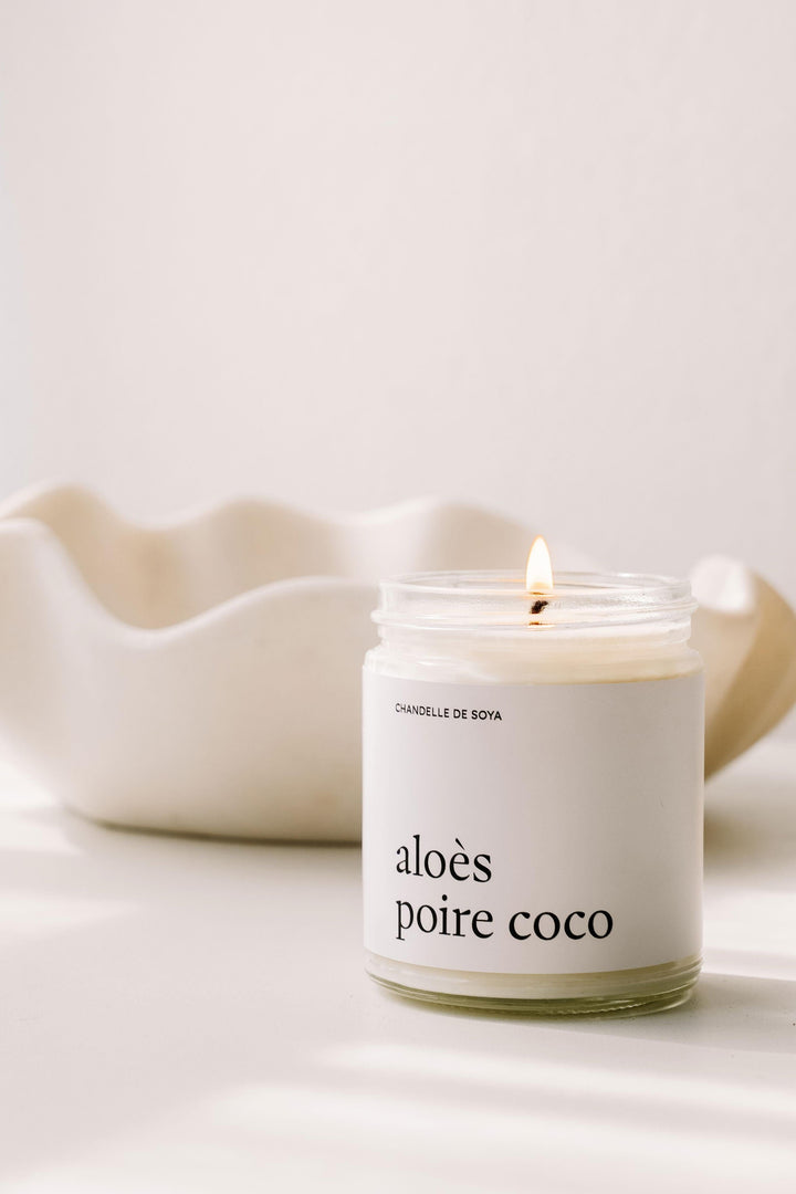 CHANDELLE DE SOYA - Aloès poire coco