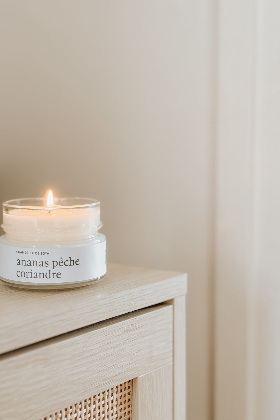 CHANDELLE DE SOYA - Ananas pêche coriandre