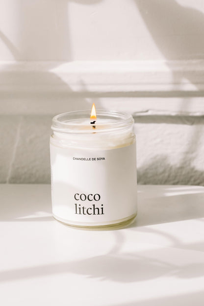 CHANDELLE DE SOYA - Coco litchi Chandelles de soya Marée - Chandelles 