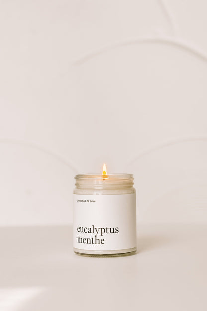 CHANDELLE DE SOYA - Huile essentielle - Eucalyptus Marée - Chandelles 