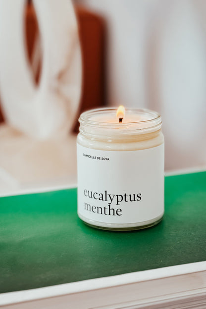 CHANDELLE DE SOYA - Huile essentielle - Eucalyptus Marée - Chandelles 