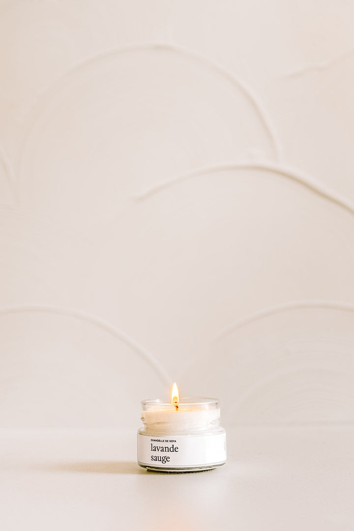 CHANDELLE DE SOYA - Lavande sauge