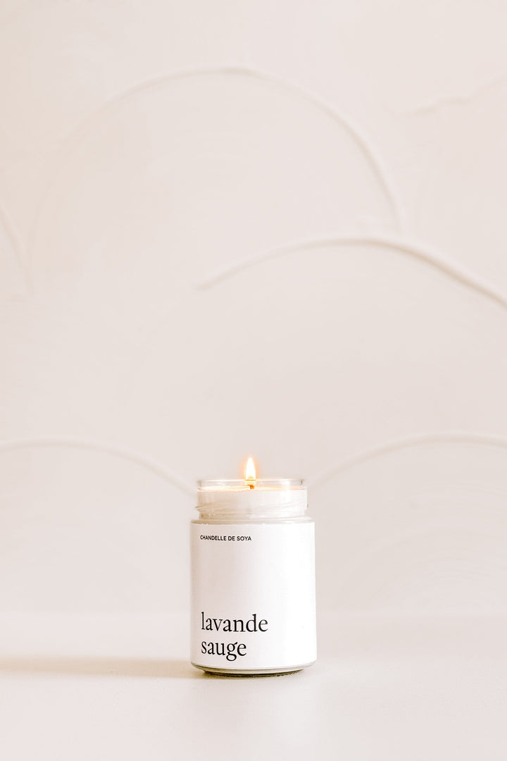 CHANDELLE DE SOYA - Lavande sauge