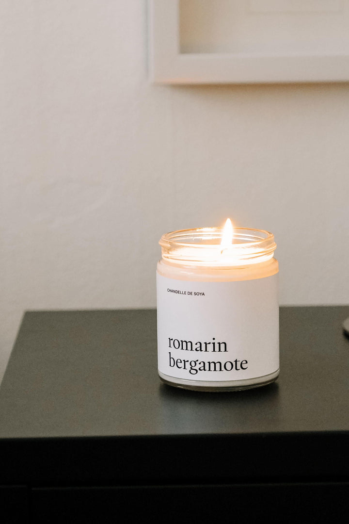 CHANDELLE DE SOYA - Romarin Bergamote