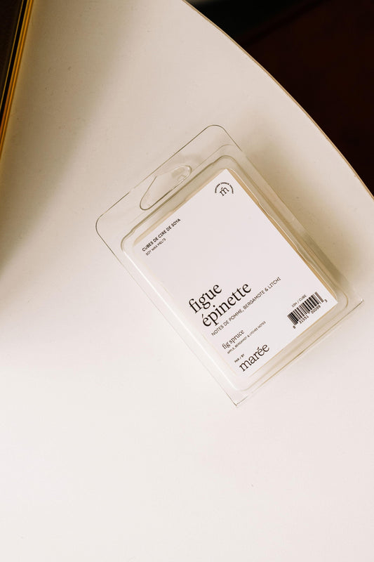CUBES DE CIRE DE SOYA POUR DIFFUSEUR - Figue épinette