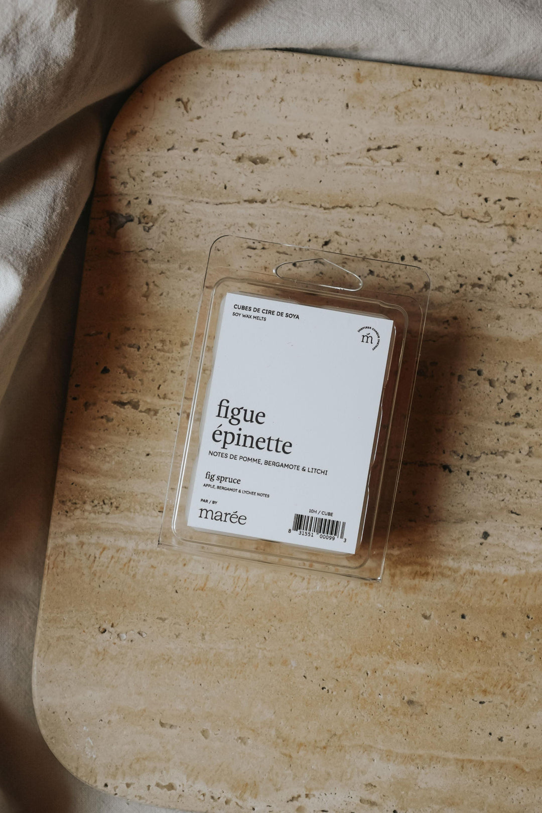 CUBES DE CIRE DE SOYA POUR DIFFUSEUR - Figue épinette Cubes pour le diffuseur Marée - Chandelles 