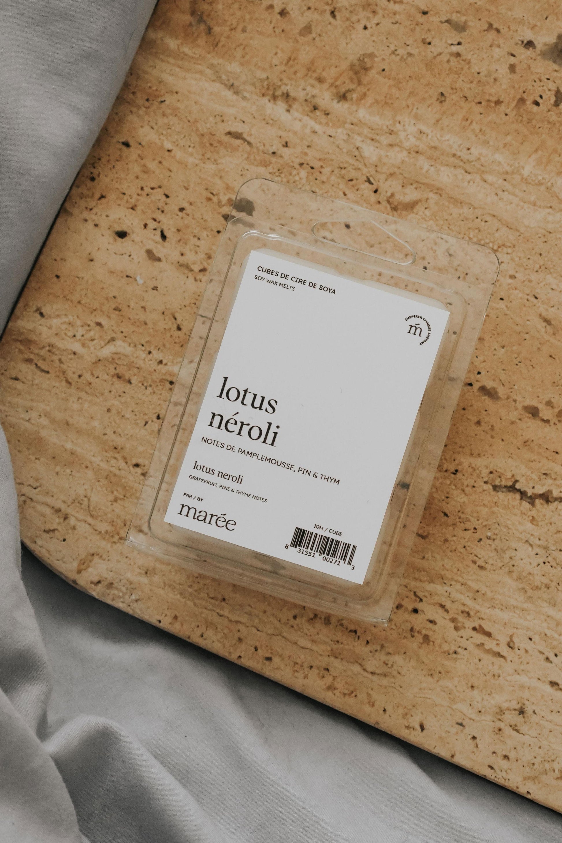 CUBES DE CIRE DE SOYA POUR DIFFUSEUR - Lotus néroli