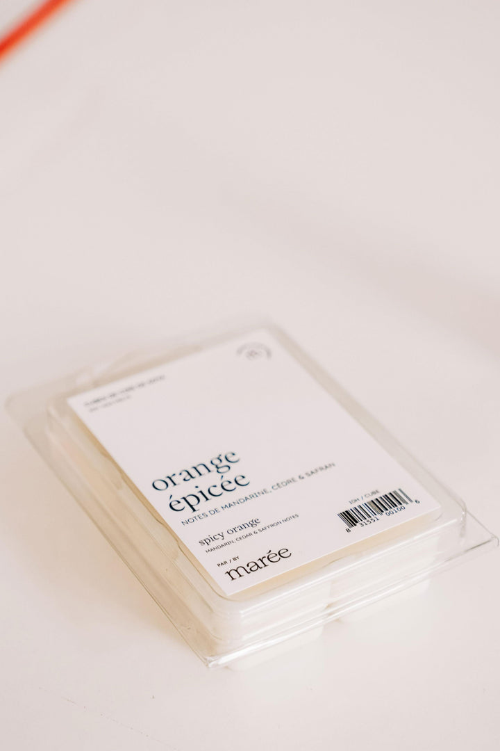 CUBES DE CIRE DE SOYA POUR DIFFUSEUR - Orange épicée