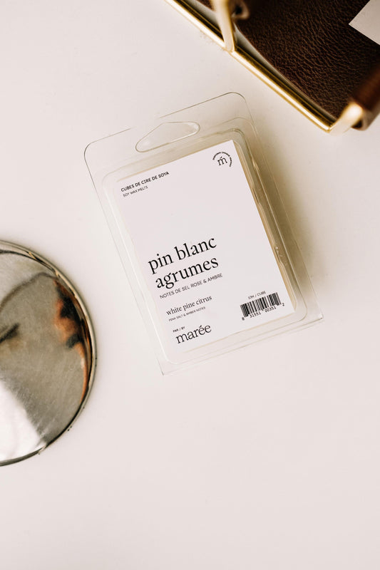 CUBES DE CIRE DE SOYA POUR DIFFUSEUR - Pin blanc agrumes