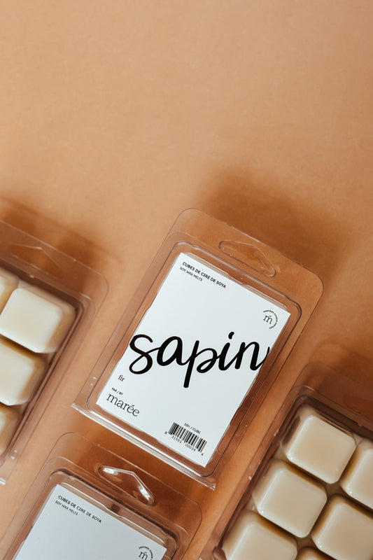 CUBES DE CIRE DE SOYA POUR DIFFUSEUR - Sapin