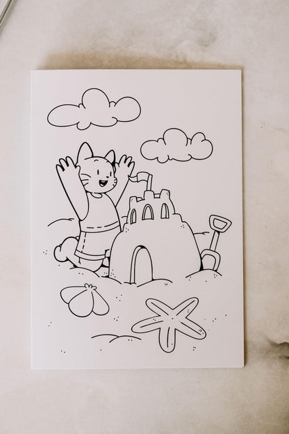 Carte à colorier - Billy