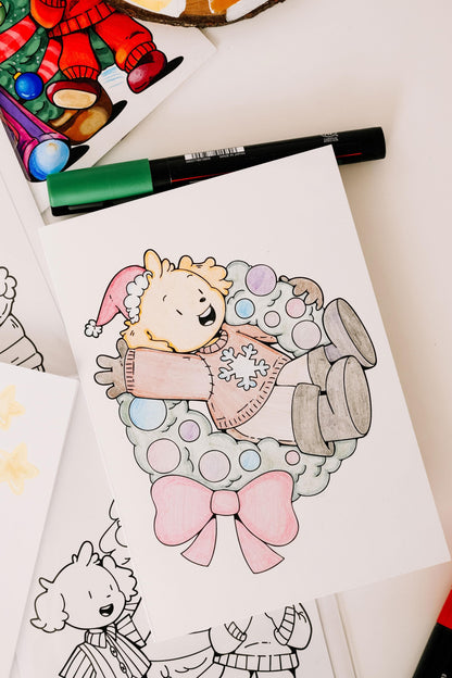 Carte à colorier - Lucas