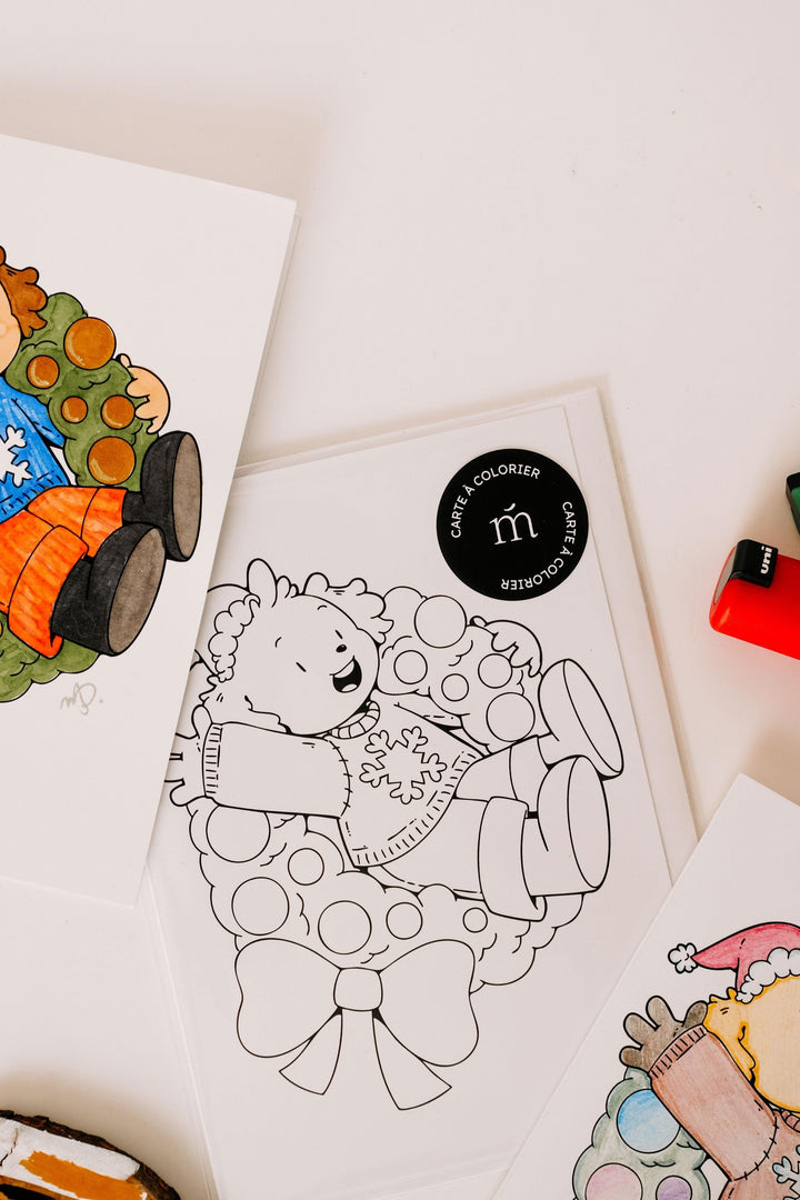 Carte à colorier - Lucas